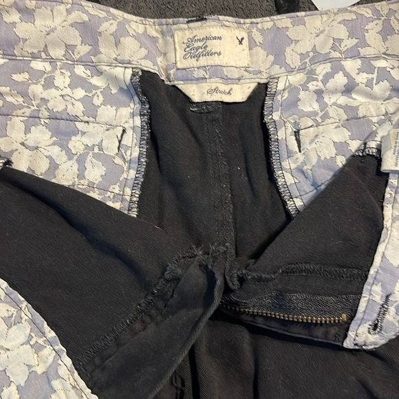 American Eagle Outfitters Women's Dark Blue High Waist Shorts - Picture 6 of 6